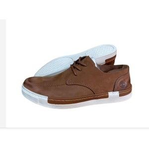 Urban Classic Lace-Up Casual Derby Shoes – Brown