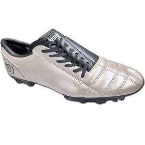 Men's Soccer Boots - Silver,Black