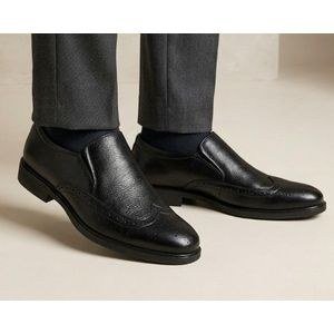 Men's Faux Formal Shoes - Black