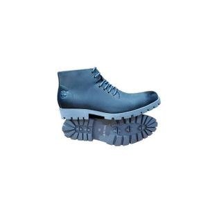 Men’s Rugged Mid-Top Outdoor Boots – Navy Blue