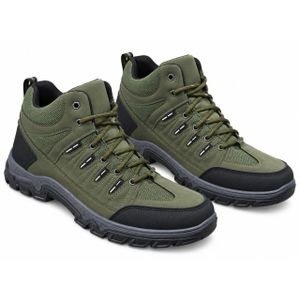 Men’s Mid-Top Outdoor Hiking & Trekking Boots – Olive Green