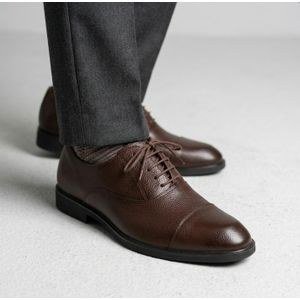 Men's Faux Designer Shoes - Brown
