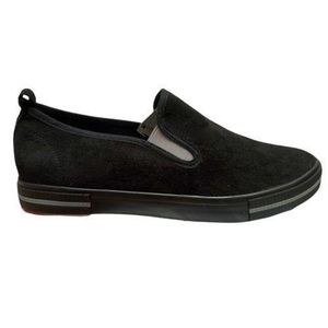 Slip on Plimsolls - Black, Grey