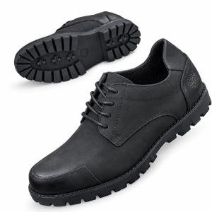 Timbaland Men’s Black Lug-Sole Lace-Up Shoes