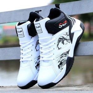 Men's Basketball Shoes PU Sports Shoes Running Shoes
