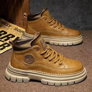 Martin boots, high-top men’s casual shoes, medium-height, boots.