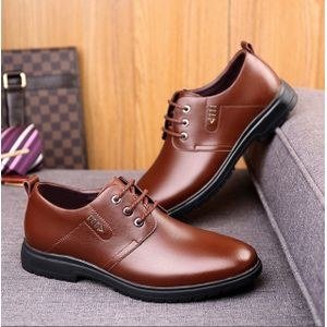 Men's Business Faux Shoes Casual Loafers Men's Shoes-Brown