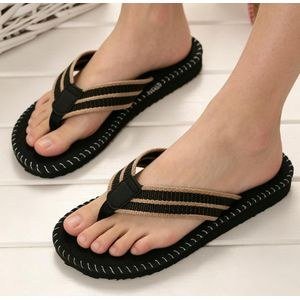 Men shoes Striped Strap Flip Flops Non Slip Soft Sole Beach slipper Outdoor Casual boy Sandals