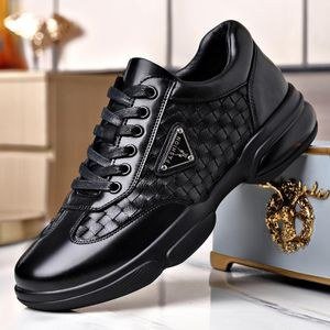 VANHUHU Men's Casual Footwear Oxford Loafers Flat Business Shoes Black