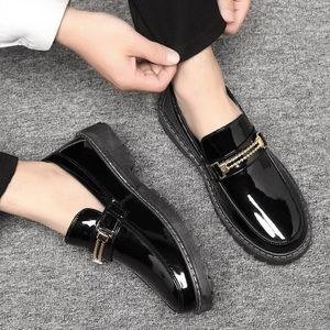 Men's Oxfords Formal Flat Business Shoes Loafers & Slip-ons Corporate Black