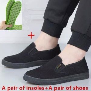 Shoes men's shoes and wear-resistant shoes men sneakers shoes insole set