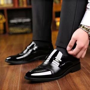 Men formal shoes business boy shoes
