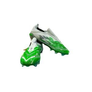 Football Boots – White & Neon Green Lightweight FG Soccer Cleats