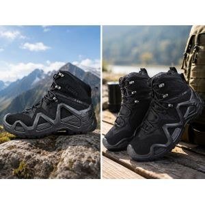 LAWO black Tactical Outdoor Boots