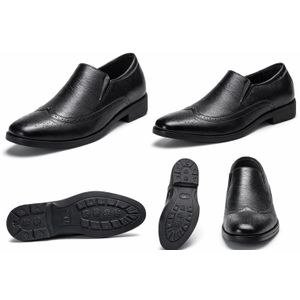 Shuang Y Men's Slip-On Shoes – Black