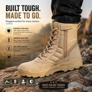 Men’s Tactical Ankle Boots – & Versatile