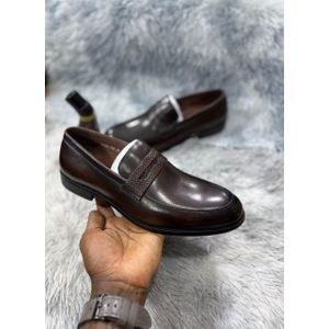 Classic Penny Loafer Dress Shoe – Dark Brown