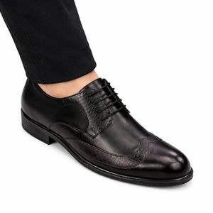 Astral Men’s Classic Wingtip Oxford Shoes (Model 107-1) BLACK