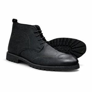Astral Men's Classic Brogue Ankle Boot – Black
