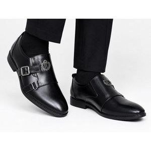 Royal Crest Double-Buckle Executive Shoe