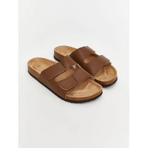 Lc Waikiki Faux Double Strap Men's Slippers - Multicolor
