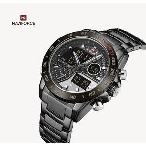 Naviforce Formal Analog Wrist Watch - Charcoal Black