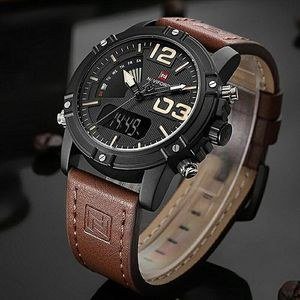 Accessories Faux Strapped Watch - Brown
