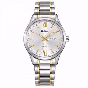Biden Mens Quartz Analog Watch - Silver