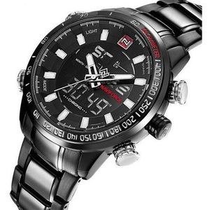 Digital Analog Men's Watch - Black