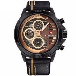 Chronograph Analog Wrist Watch - Black