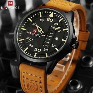 Analog Wrist Watch - Light Brown