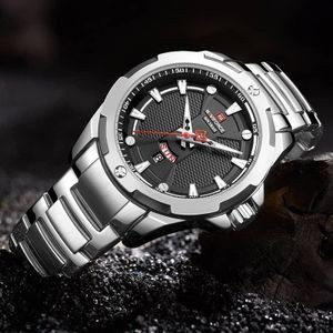 Naviforce Dated Naviforce Analog men's Watch - sliver